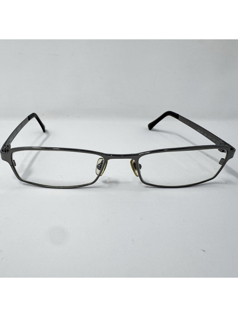Versace MOD 1041 1001 Gunmetal Rectangular Eyeglass Frames 51-17-135